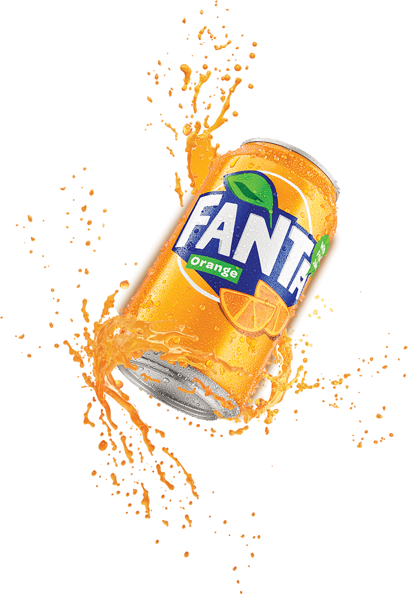 Fanta can with removed background